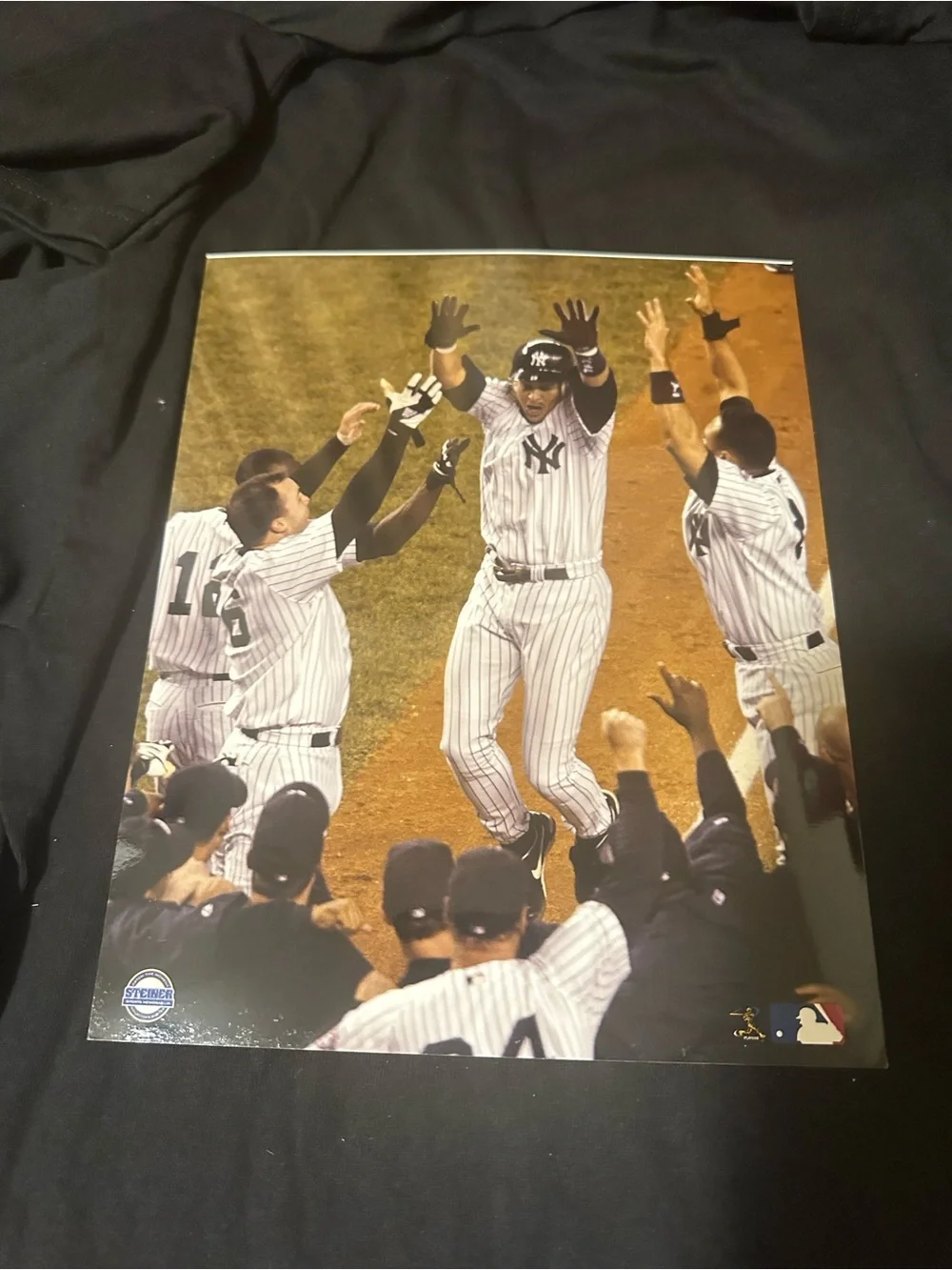 Lot of 6 Aaron Boone New York Yankees 2003 alcs home run photos 8x10